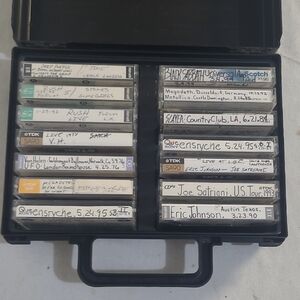 Bootleg Heavy Metal Concert Cassette Tapes Van Halen Sabbath Rush Queensryche +